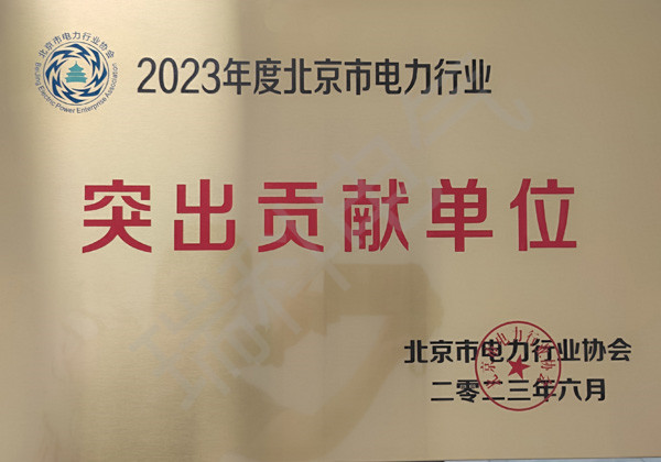 47、2023年度北京市電力行業(yè)突出貢獻(xiàn)單位